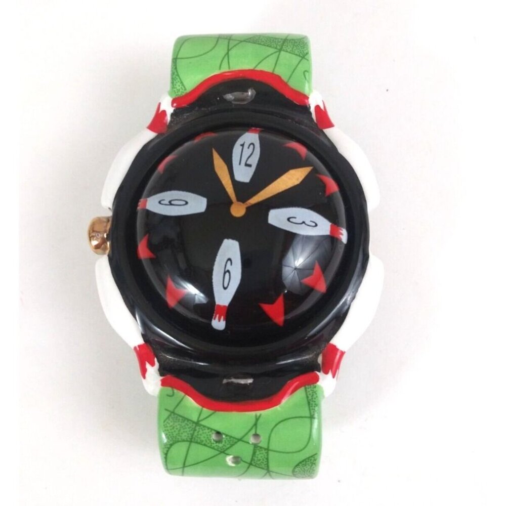 2001 Vandor Pelzman Bowling Wrist Watch 2" Salt & Pepper Shakers Rare